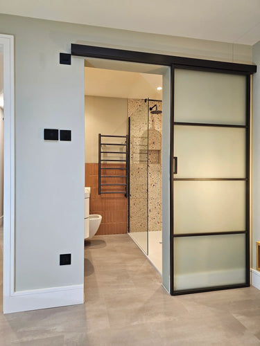 Lumi Frost – Single Sliding Glass Door – PMF - CreoGlass®