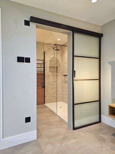 Lumi Frost – Single Sliding Glass Door – PMF - CreoGlass®