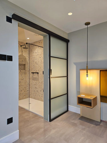 Lumi Frost – Single Sliding Glass Door – PMF - CreoGlass®