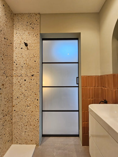 Lumi Frost – Single Sliding Glass Door – PMF - CreoGlass®