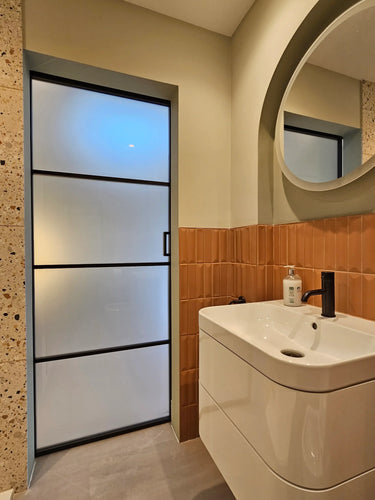 Lumi Frost – Single Sliding Glass Door – PMF - CreoGlass®