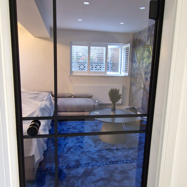 Luxe Grid – Single Hinged Door with Knob and Frame – PMF