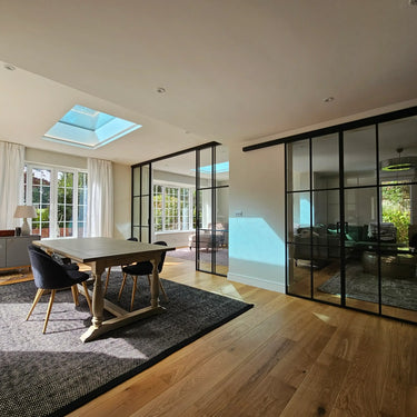 Grand Line – Double Sliding Glass Doors with Two Side Panels – PMF - CreoGlass®