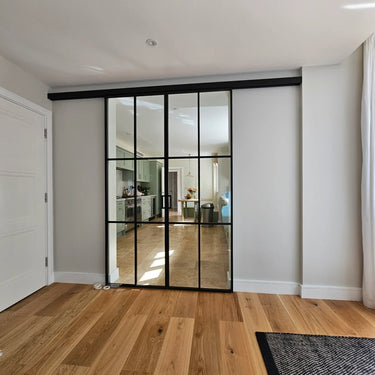 Vista Grid – Double Sliding Glass Doors – PMF - CreoGlass®