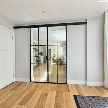 Vista Grid – Double Sliding Glass Doors – PMF - CreoGlass®