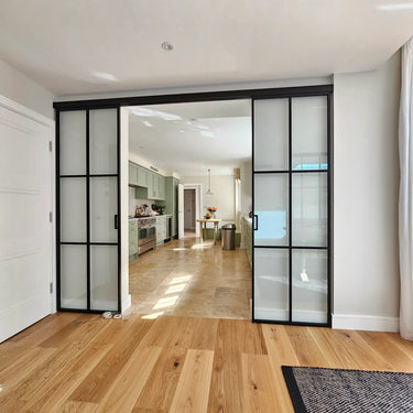 Vista Grid – Double Sliding Glass Doors – PMF - CreoGlass®