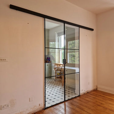 Linea Frame – Double Sliding Glass Doors – PMF - CreoGlass®