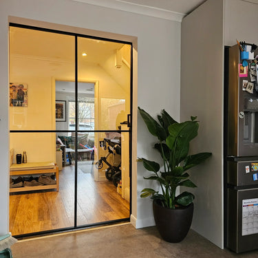 Urban Grid – Single Sliding Glass Door – PMF - CreoGlass®