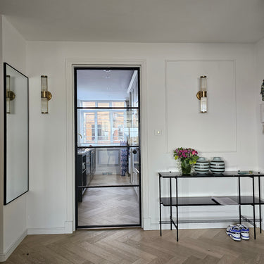 Axis Grid – Single Hinged Door with Knob and Frame – PMF