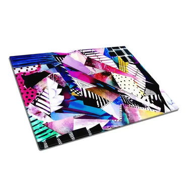 Abstract 5 Glass Chopping Board and Placemat - CreoGlass®