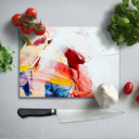 Abstract 7 Glass Chopping Board and Placemat - CreoGlass®