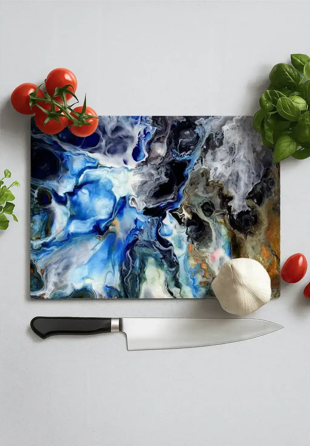 Abstract Liquid Structure Splashback DIY - Mix and Match – CreoGlass®