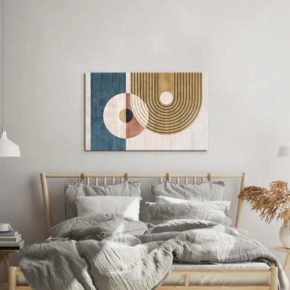 Abstract Minimalist Circles Glass Wall Art - DIY - CreoGlass®