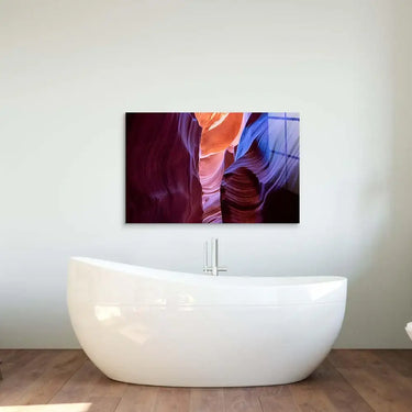 Antelope Canyon, Arizona 4 Glass Wall Art - DIY - CreoGlass®