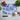 Blue Batique Linen Texture Glass Chopping Board and Placemat - CreoGlass®