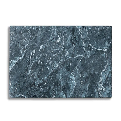Blue Grey Marble Texture Glass Chopping Board and Worktop - CreoGlass®