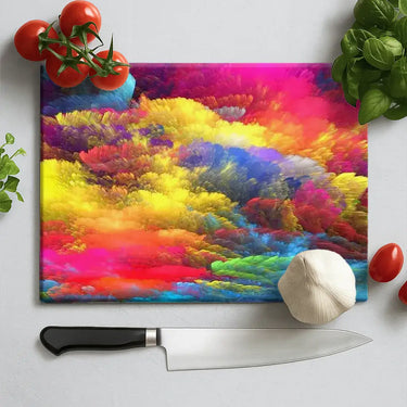 Colourful Clouds Splashback DIY - Mix and Match - CreoGlass®