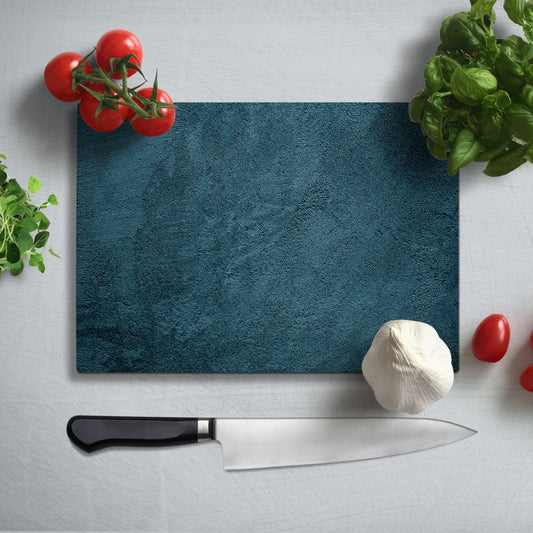 Concrete Grey Glass Chopping Board and Worktop