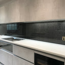 Obsidian Black - Italian Splashback - Bespoke - CreoGlass®