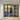 Lumi Frame – Double Hinged Glass Door with 2 side panels, Knob and Frame – internal steel and glass door, photo 1