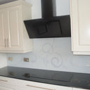 100% Luxury Jet Black 10mm Glass Worktop - CreoGlass®