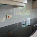 100% Luxury Jet Black 10mm Glass Worktop - CreoGlass®