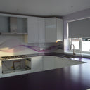 100% Luxury Purple Haze 10mm Glass Worktop - CreoGlass®