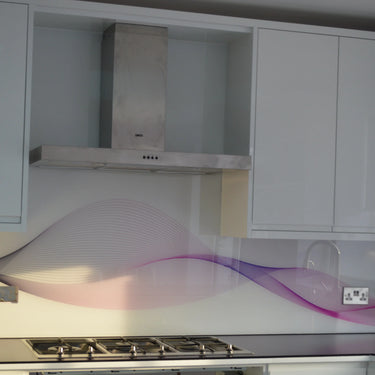 100% Luxury Purple Haze 10mm Glass Worktop - CreoGlass®