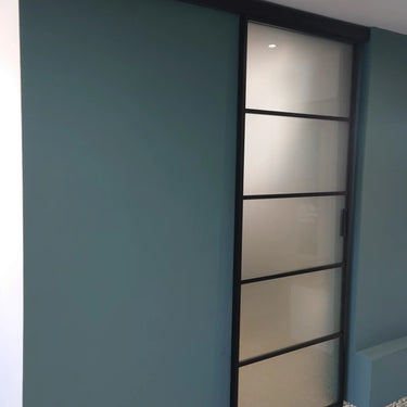 Frost Edge – Single Sliding Glass Door – PMF - CreoGlass®