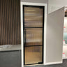 Axis Grid – Single Hinged Door with Knob and Frame – internal steel and glass door, photo 4