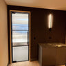 Axis Grid – Single Hinged Door with Knob and Frame – internal steel and glass door, photo 2