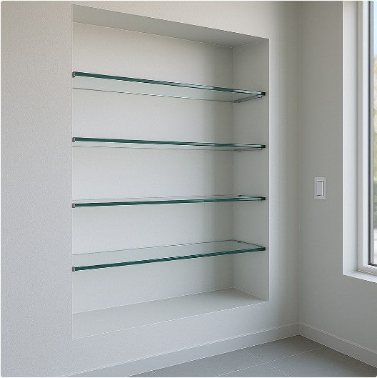 Glass Shelving (for retail or homes)