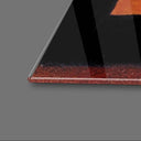 Grunge Abstract Geometric Shapes Glass Wall Art - DIY - CreoGlass®