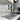 Black Pixel Stencil - Metallic Splashback - Bespoke - CreoGlass®