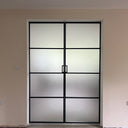 Frost Grid - Double Sliding Glass Door - PMF - CreoGlass®
