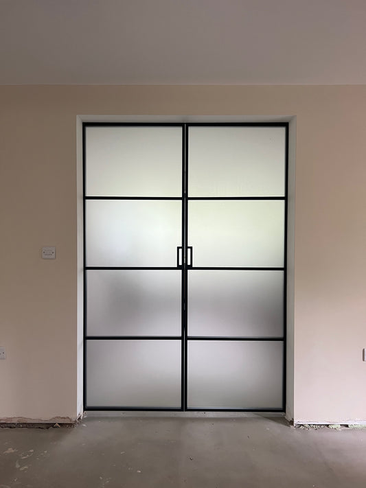 Frost Grid - Double Sliding Glass Door - PMF