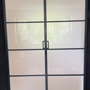 Frost Grid - Double Sliding Glass Door - PMF - CreoGlass®