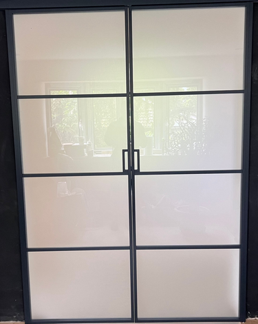 Frost Grid - Double Sliding Glass Door - PMF - CreoGlass®