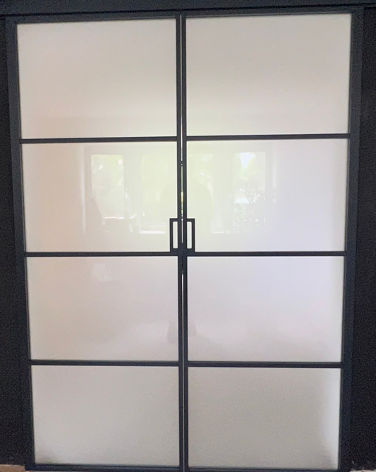 Frost Grid - Double Sliding Glass Door - PMF