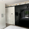 Midnight Black – Single Sliding Glass Door – Frameless - CreoGlass®