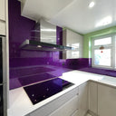 100% Luxury - Purple Haze Splashback - Bespoke - CreoGlass®