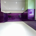100% Luxury - Purple Haze Splashback - Bespoke - CreoGlass®