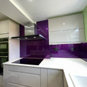100% Luxury - Purple Haze Splashback - Bespoke - CreoGlass®