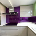 100% Luxury - Purple Haze Splashback - Bespoke - CreoGlass®
