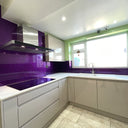 100% Luxury - Purple Haze Splashback - Bespoke - CreoGlass®
