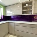 100% Luxury - Purple Haze Splashback - Bespoke - CreoGlass®