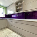 100% Luxury - Purple Haze Splashback - Bespoke - CreoGlass®