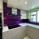 100% Luxury - Purple Haze Splashback - Bespoke - CreoGlass®