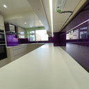 100% Luxury - Purple Haze Splashback - Bespoke - CreoGlass®