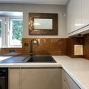 Deep Bronze - Mica Splashback - Bespoke - CreoGlass®